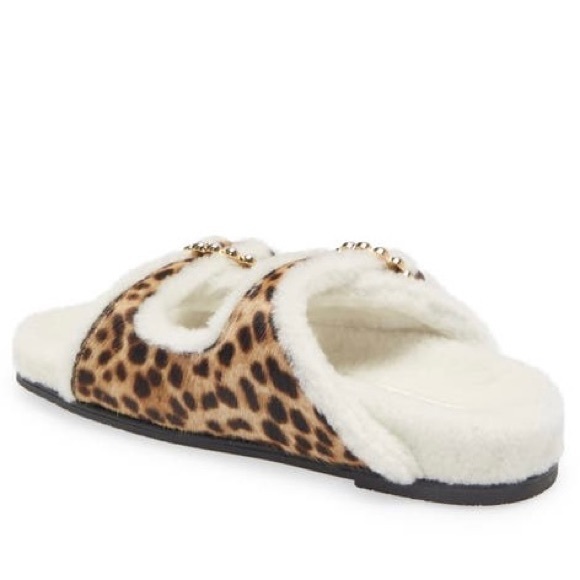 Stuart Weitzman Fur Sandals - Picture 3 of 9